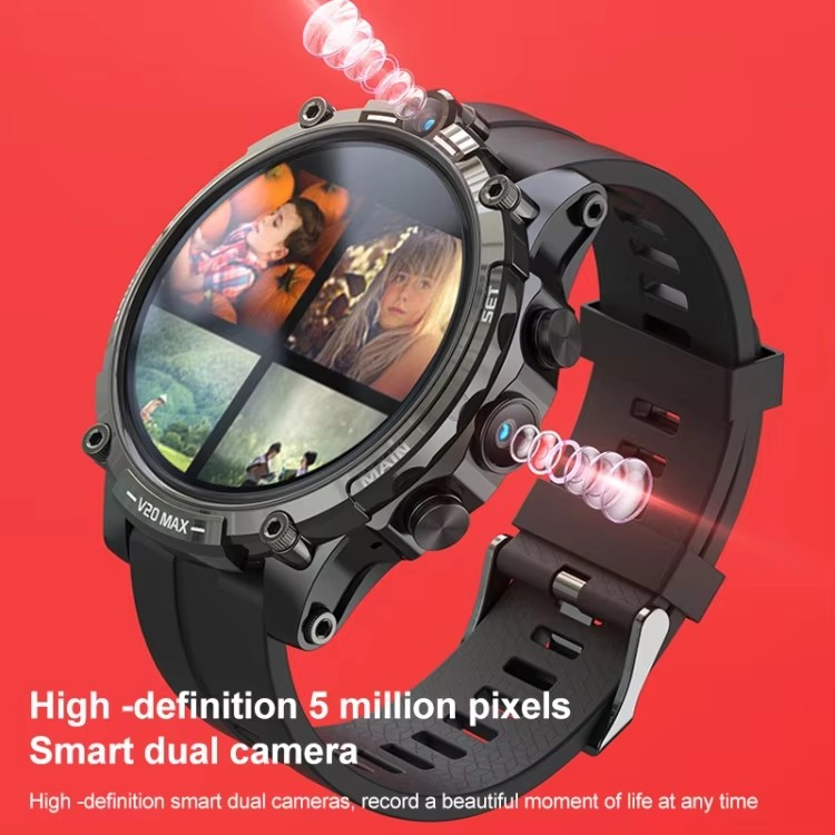 Professional high quality fashion Smart Watch 2025 Max 1.6 inch WiFi 4G 5G SIM Card Dual Camera multi storage smartwatch