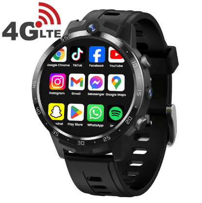 Smartwatch 1.6 Inch HD Round Display Long Battery Life 4G Wifi Smartwatch GPS Android Sim Card Smart Watch